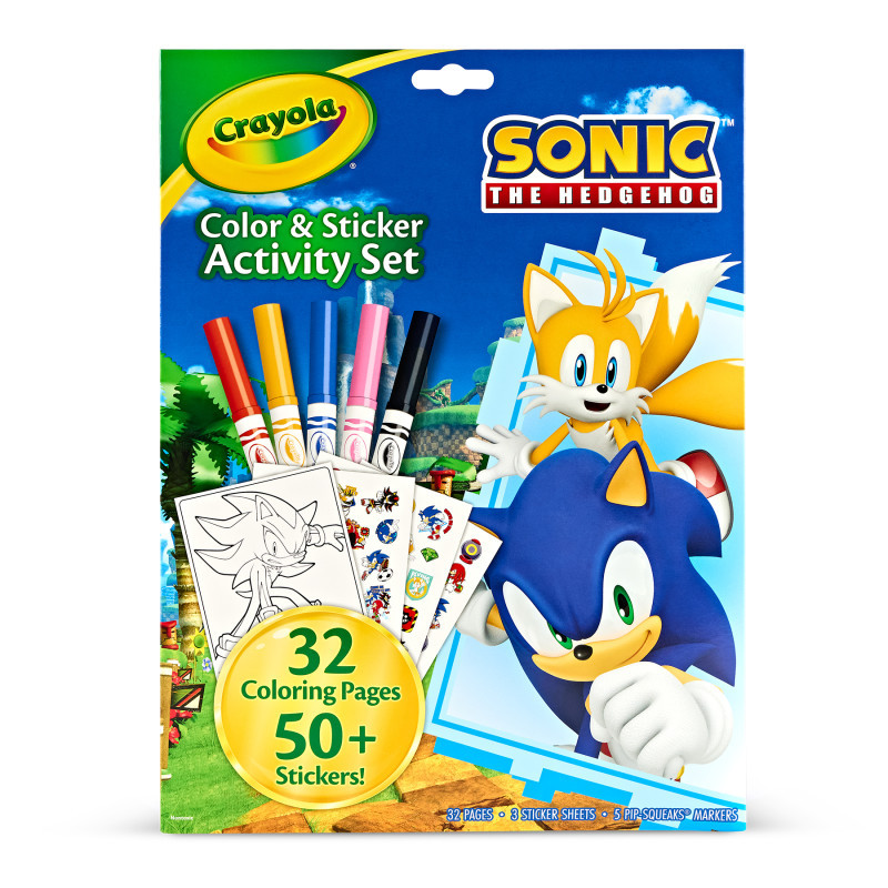 CRAYOLA LLC Crayola® Color & Sticker Activity Set, Sonic