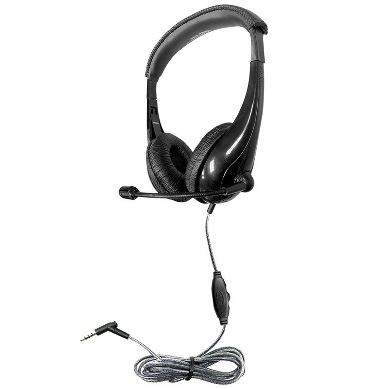 HAMILTON ELECTRONICS VCOM HamiltonBuhl® Motiv8 TRRS Classroom Headset with Gooseneck Mic and In-line Volume Control