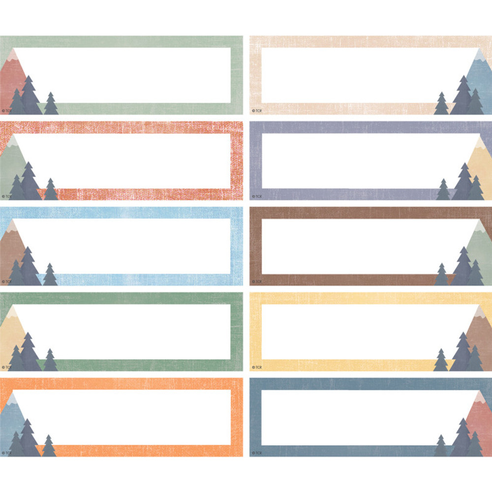 TEACHER CREATED RESOURCES Teacher Created Resources® Moving Mountains Magnetic Labels Accents, Pack of 20
