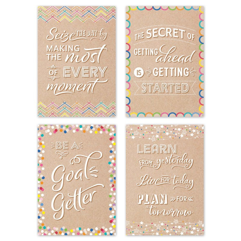 CREATIVE TEACHING PRESS Creative Teaching Press® Krafty Pop Inspire U 4-Poster Pack