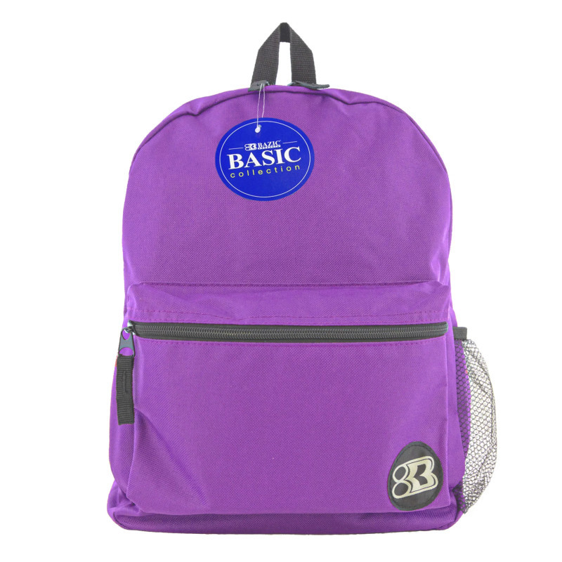 BAZIC PRODUCTS BAZIC Products® Basic Backpack 16" Purple