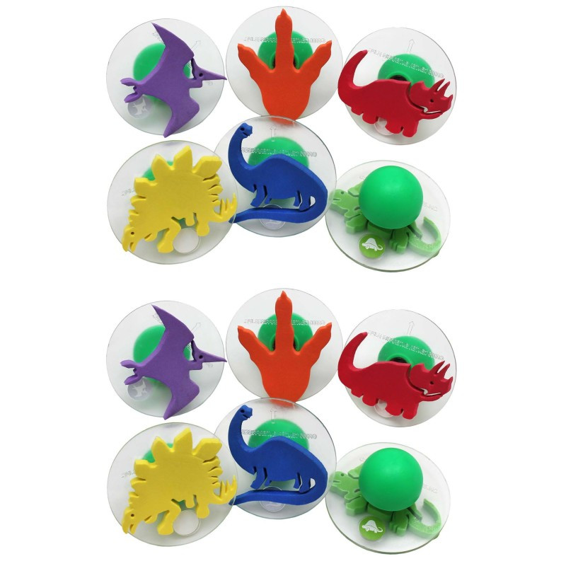 LEARNING ADVANTAGE READY 2 LEARN™ Giant Stampers - Dinosaurs - 6 Per Set - 2 Sets