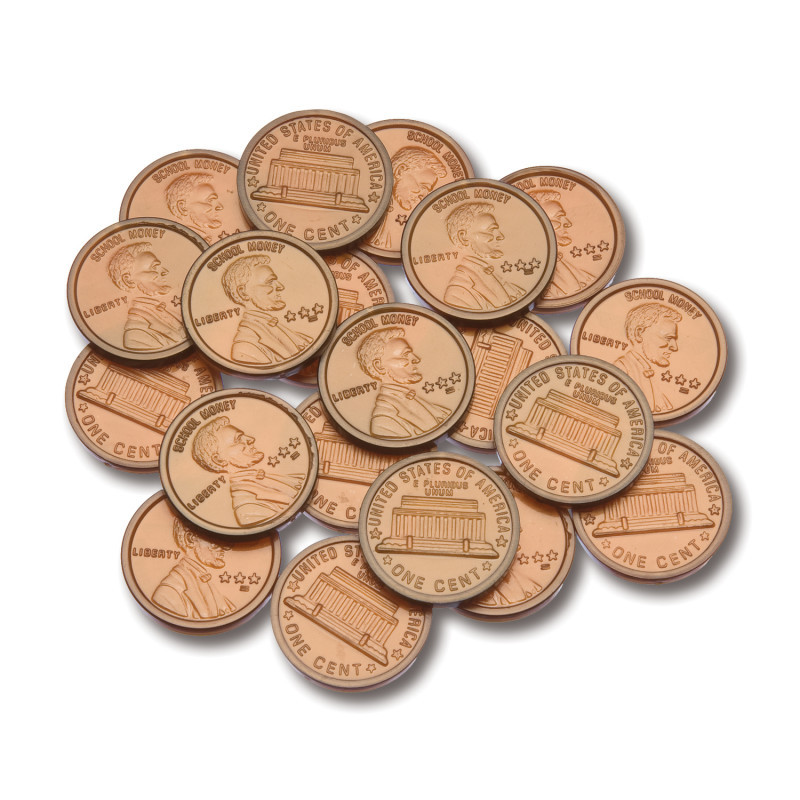LEARNING ADVANTAGE Learning Advantage® Play Coins - Pennies - Set of 100
