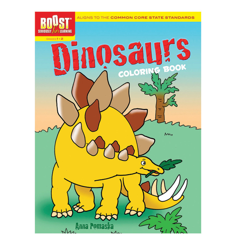 DOVER PUBLICATIONS BOOST™ Dinosaurs Coloring Book