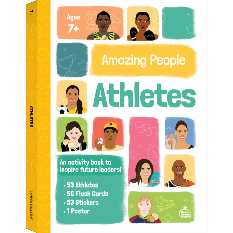 CARSON DELLOSA EDUCATION Carson Dellosa Education Amazing People: Athletes Activity Book