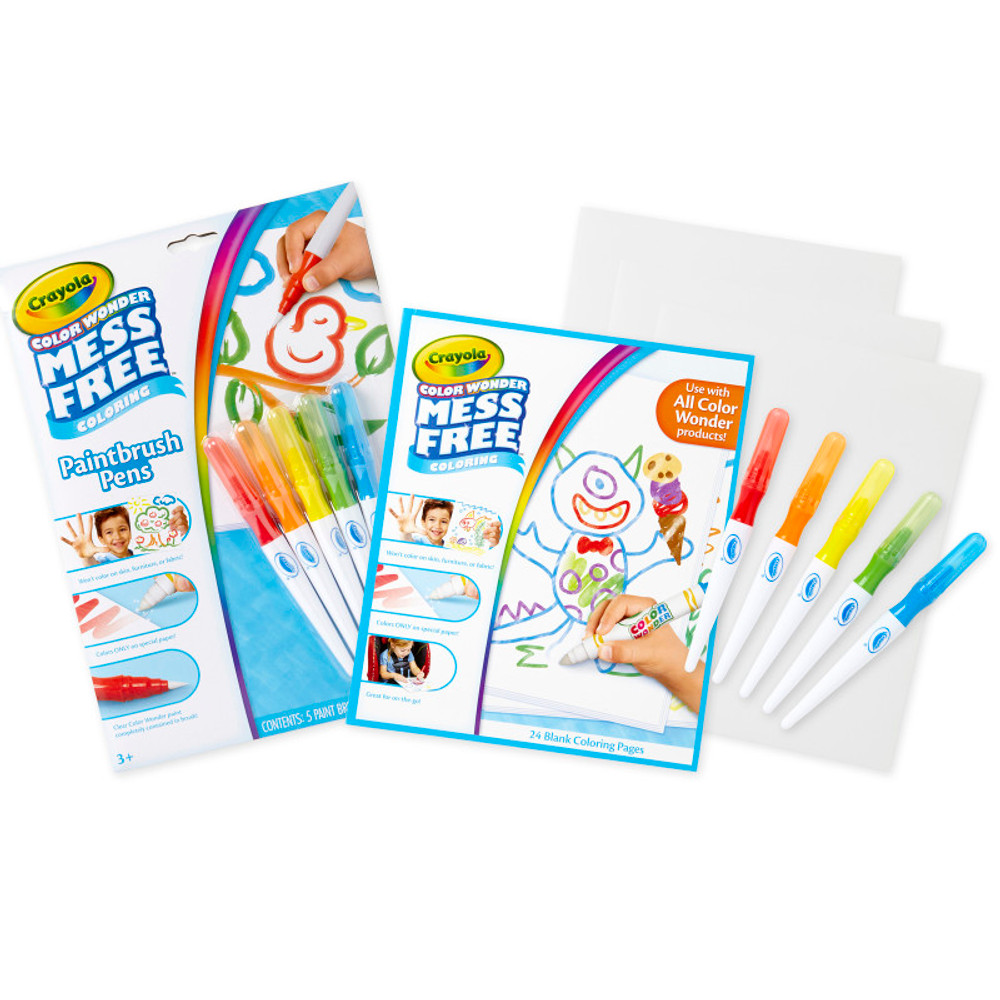 CRAYOLA LLC Crayola® Color Wonder Mess Free Paintbrush Pens & Paper