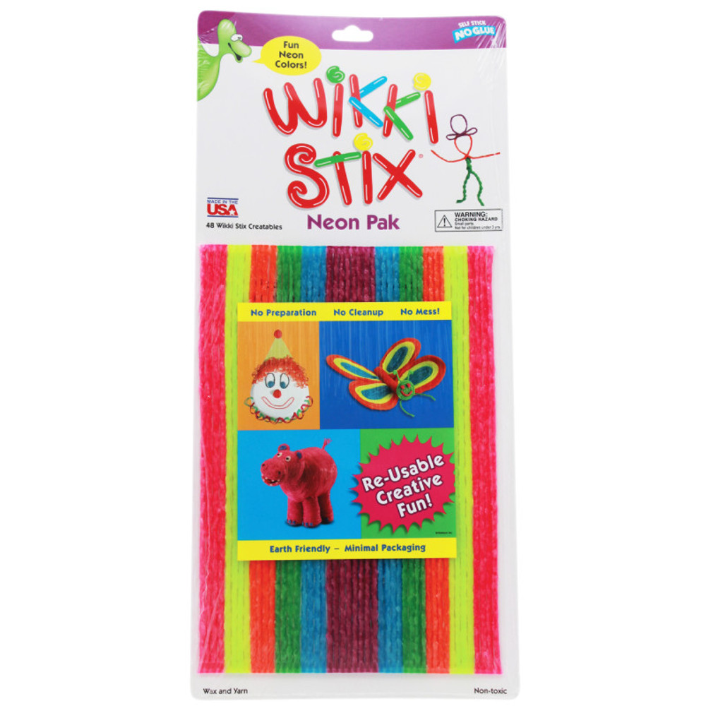 WIKKI STIX Wikki Stix® Wikki Stix®, Neon Colors, Pack of 48