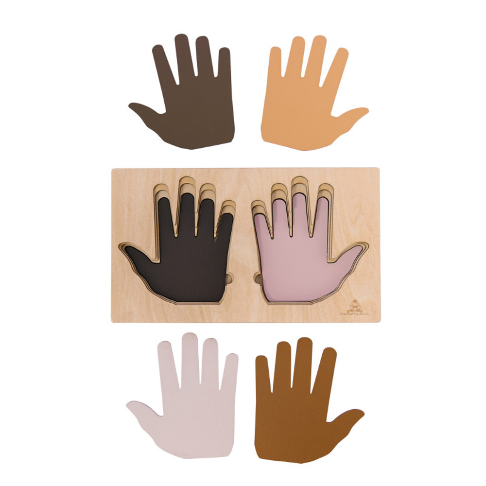 LEARNING ADVANTAGE The Freckled Frog Hand in Hand Puzzle