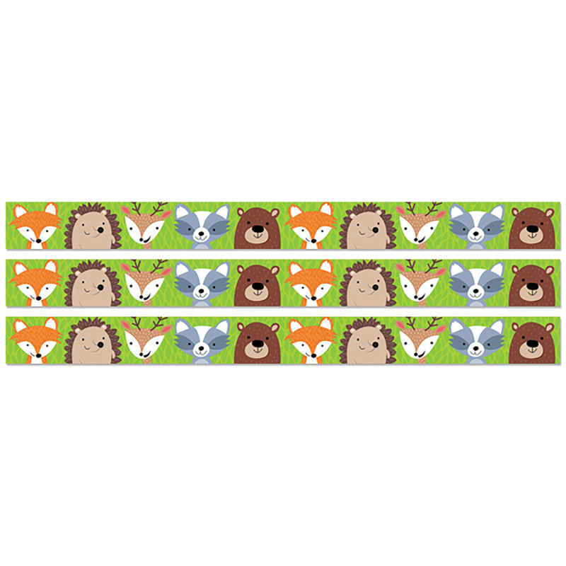 CREATIVE TEACHING PRESS Creative Teaching Press® Woodland Animals EZ Border, 48 Feet Per Pack, 3 Packs