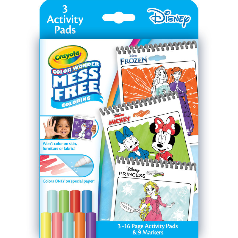 CRAYOLA LLC Crayola® Color Wonder 3-Pack Activity Pad Bundle, Disney
