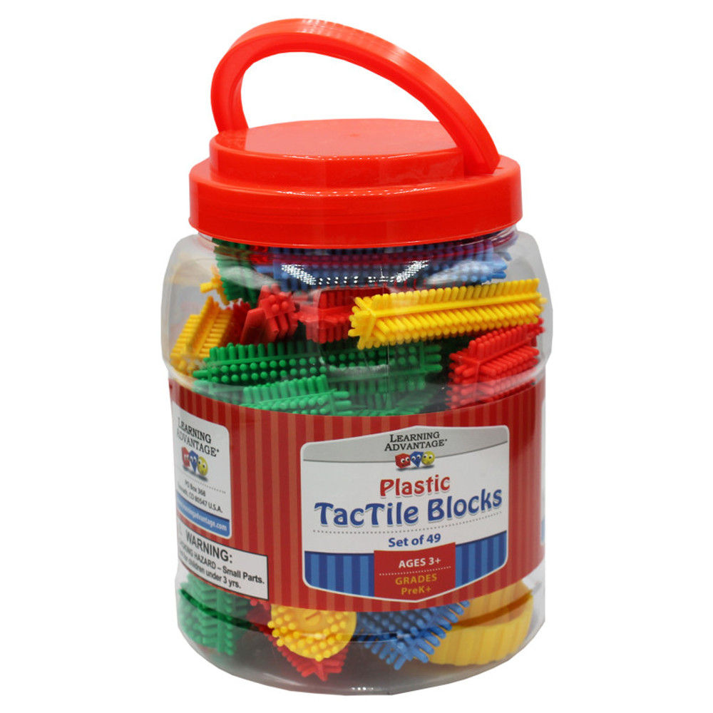 LEARNING ADVANTAGE Learning Advantage® TacTile Blocks - Set of 49