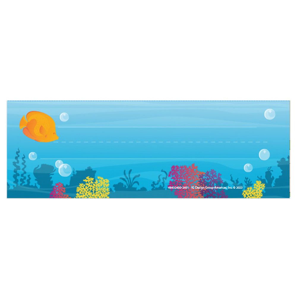 EUREKA Eureka® Seas the Day Tented Name Plates, Pack of 36