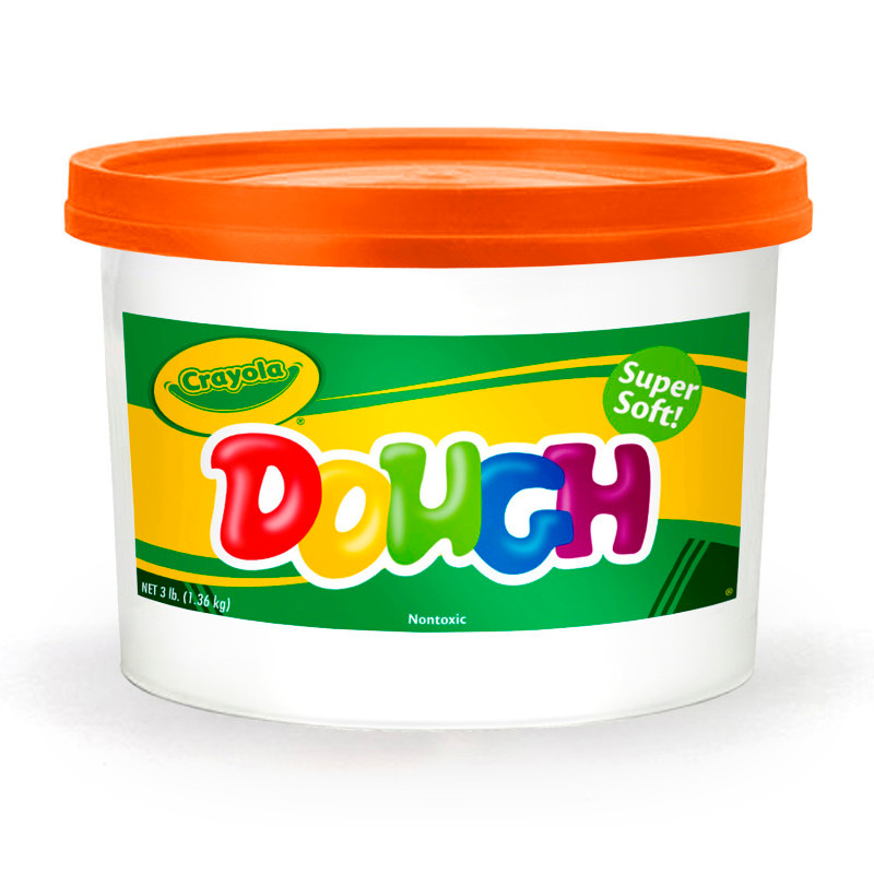 CRAYOLA LLC Crayola® Dough, 3lb Resealable Bucket, Orange