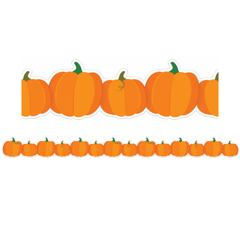 EUREKA Eureka® Pumpkins Extra Wide Deco Trim®, 37 Feet