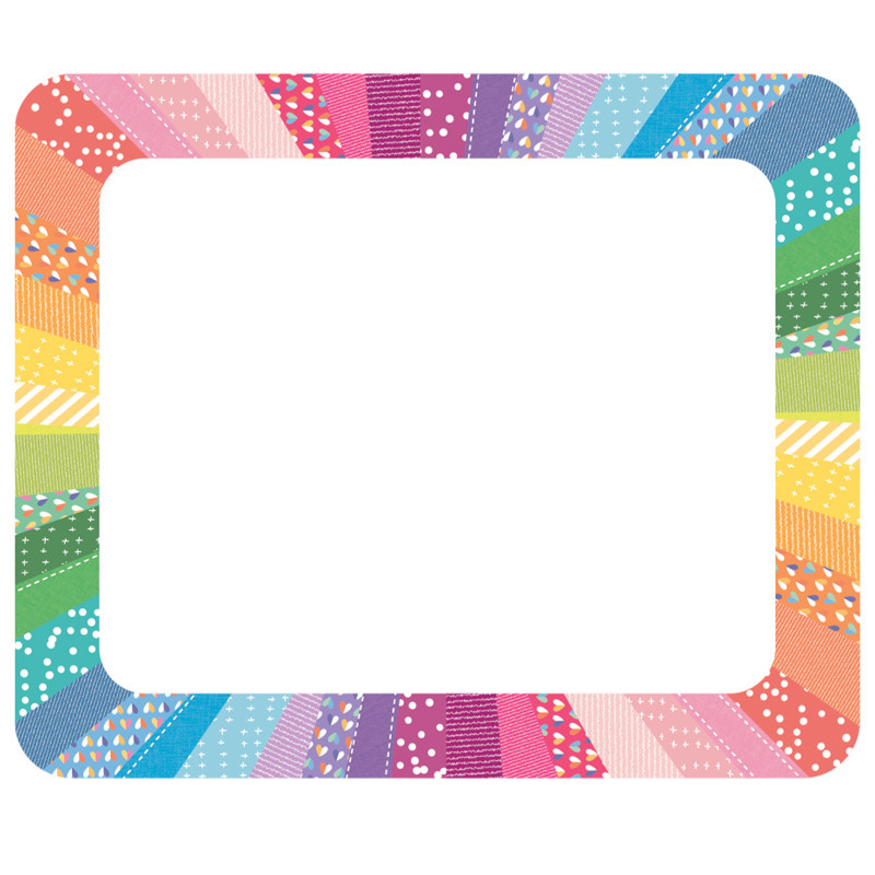 CARSON DELLOSA EDUCATION Carson Dellosa Education Crafty and Cool Name Tags, Pack of 40