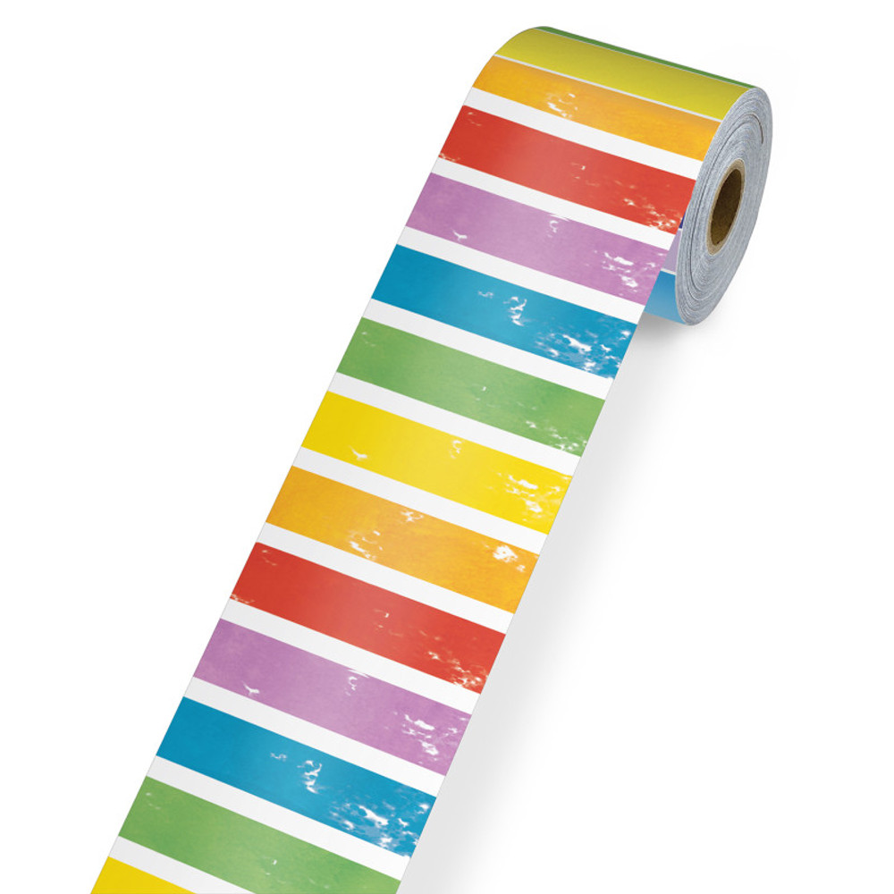 CARSON DELLOSA EDUCATION Carson Dellosa Education All Are Neighbors Stripes Rolled, 65 Feet