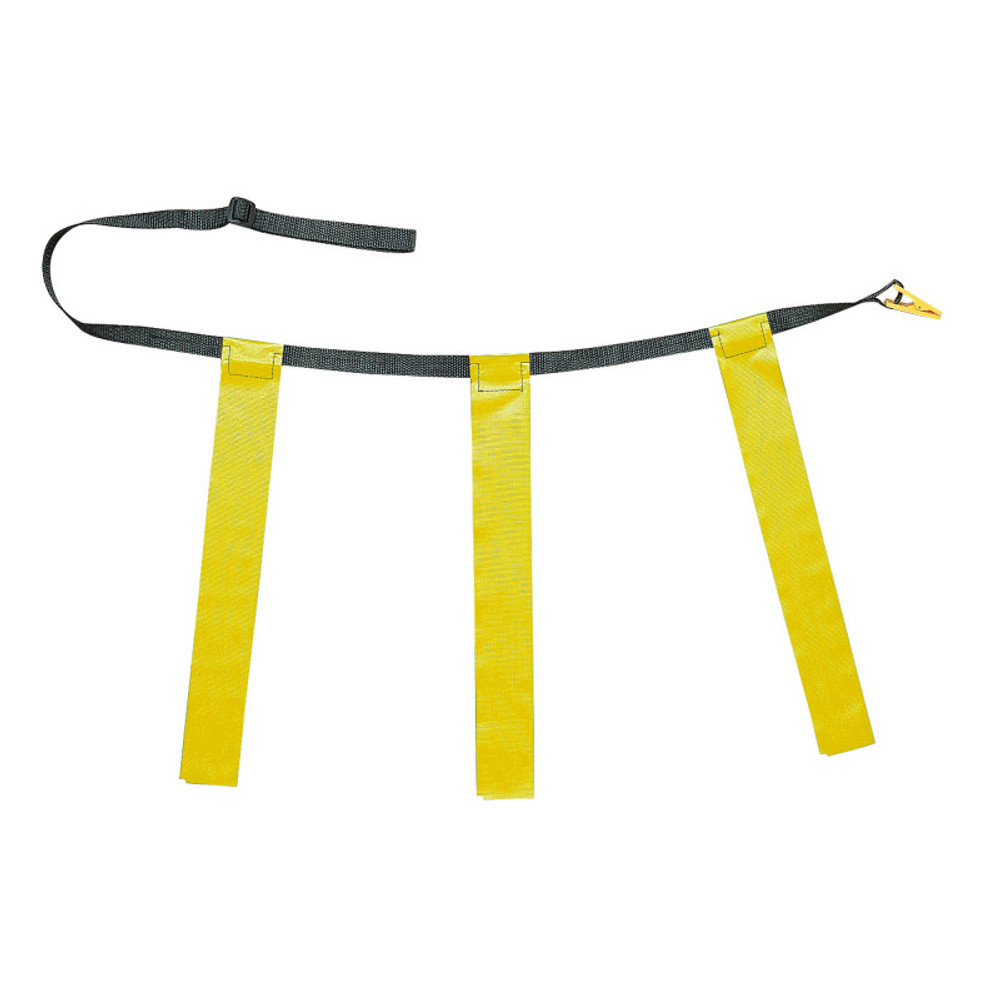 CHAMPION SPORTS Champion Sports Triple Flag Football Set, Youth, Yellow, 25"-31", 12 per pack