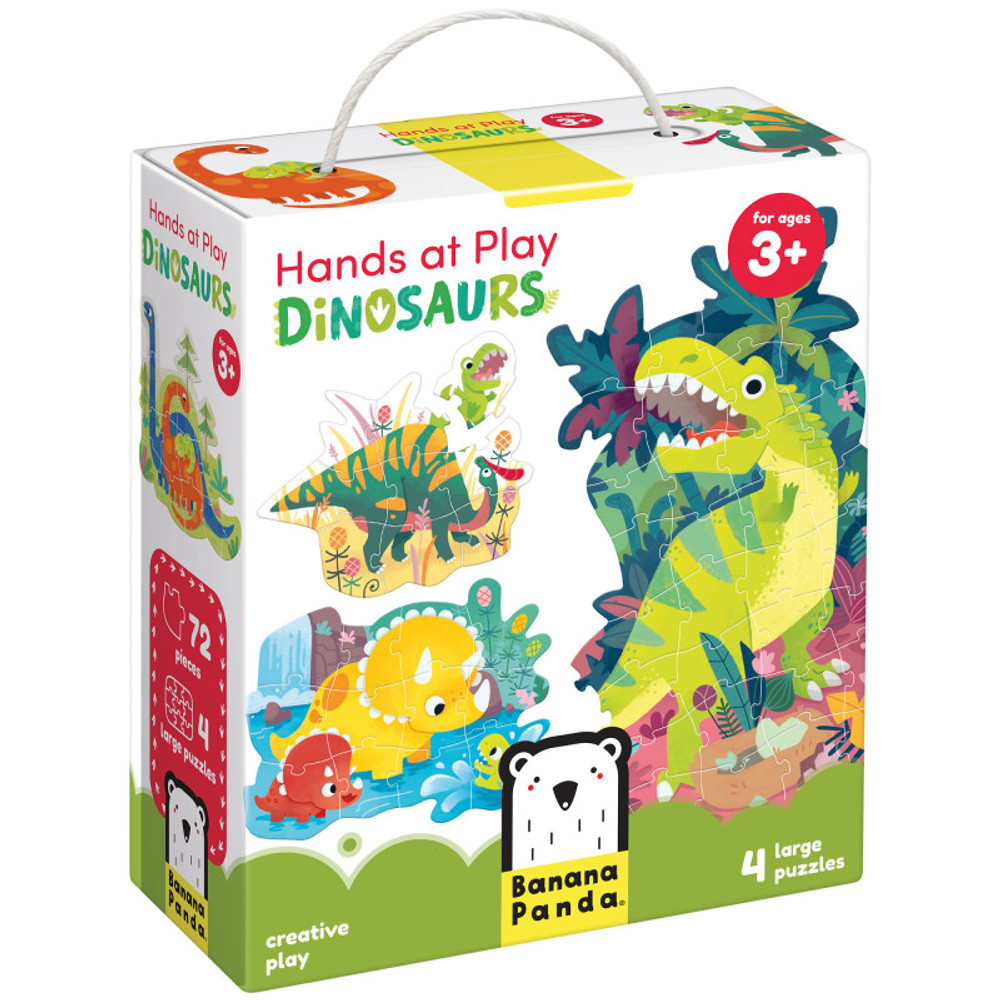 BANANA PANDA Banana Panda Hands at Play Dinosaurs, Age 3+