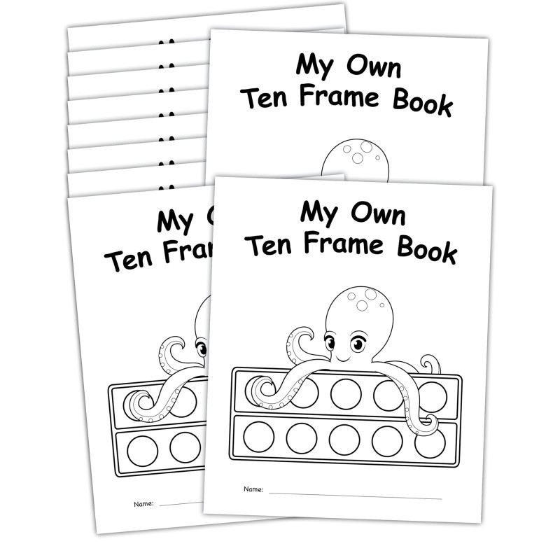 TEACHER CREATED RESOURCES Teacher Created Resources® My Own Books: My Ten Frame Book, 10 Pack