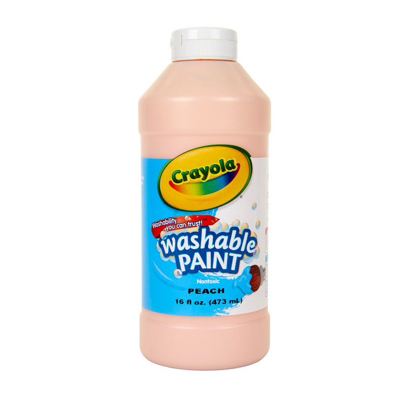CRAYOLA LLC Crayola® Washable Paint, Peach, 16 oz.