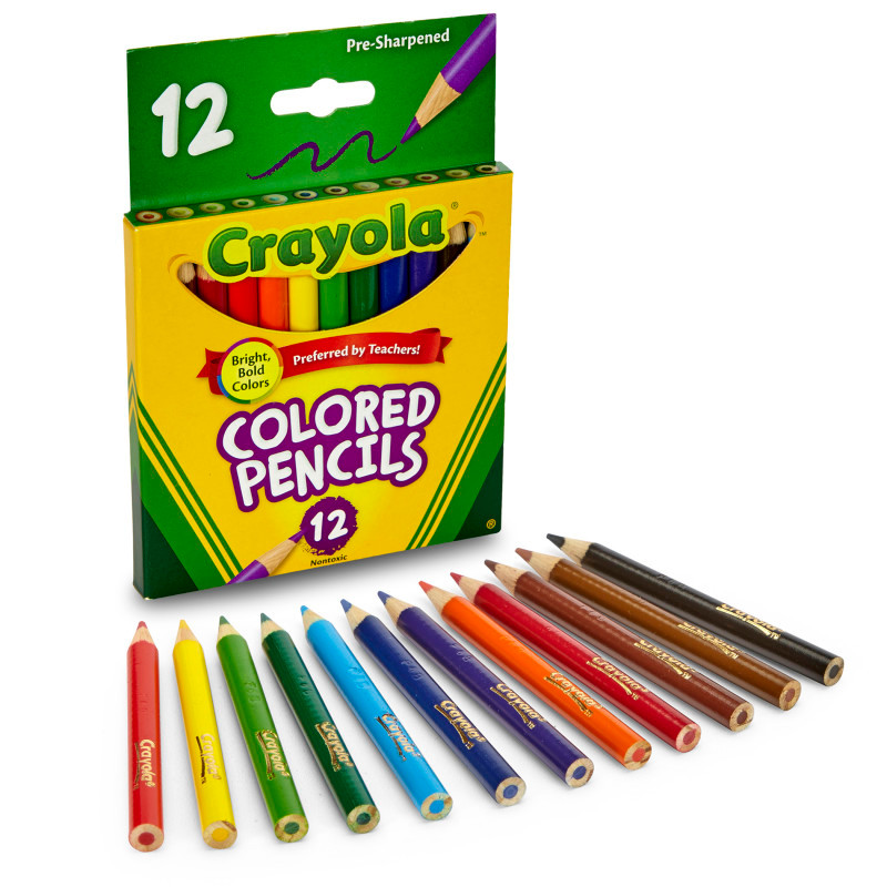CRAYOLA LLC Crayola® Short Colored Pencils, Pack of 12