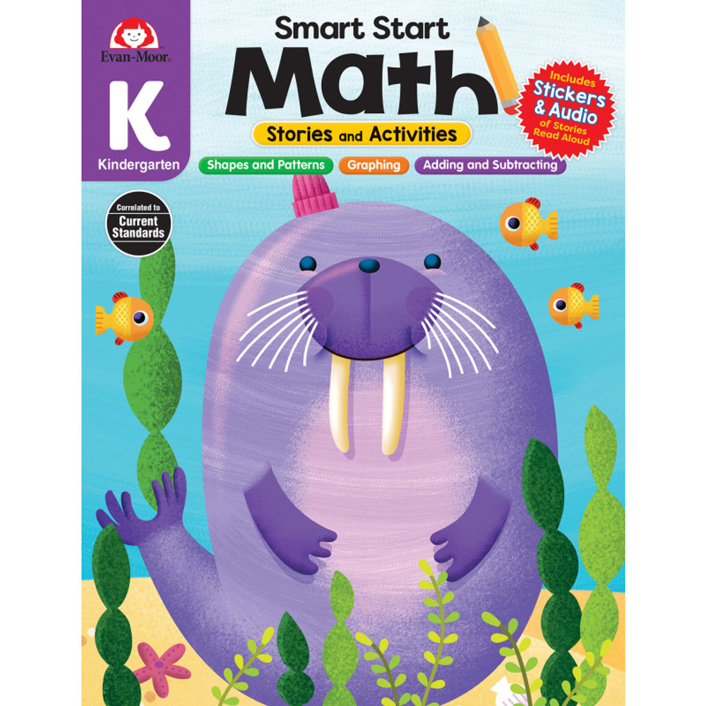 EVAN-MOOR Evan-Moor Educational Publishers Smart Start: Math Stories and Activities, Grade K