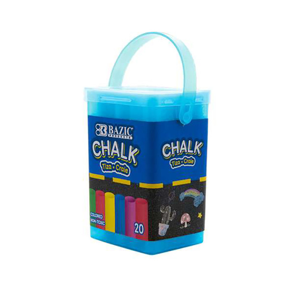 BAZIC PRODUCTS BAZIC Products® Color Chalk, 20/Bucket BAZIC PRODUCTS BAZIC Products® Color Chalk, 20/Bucket