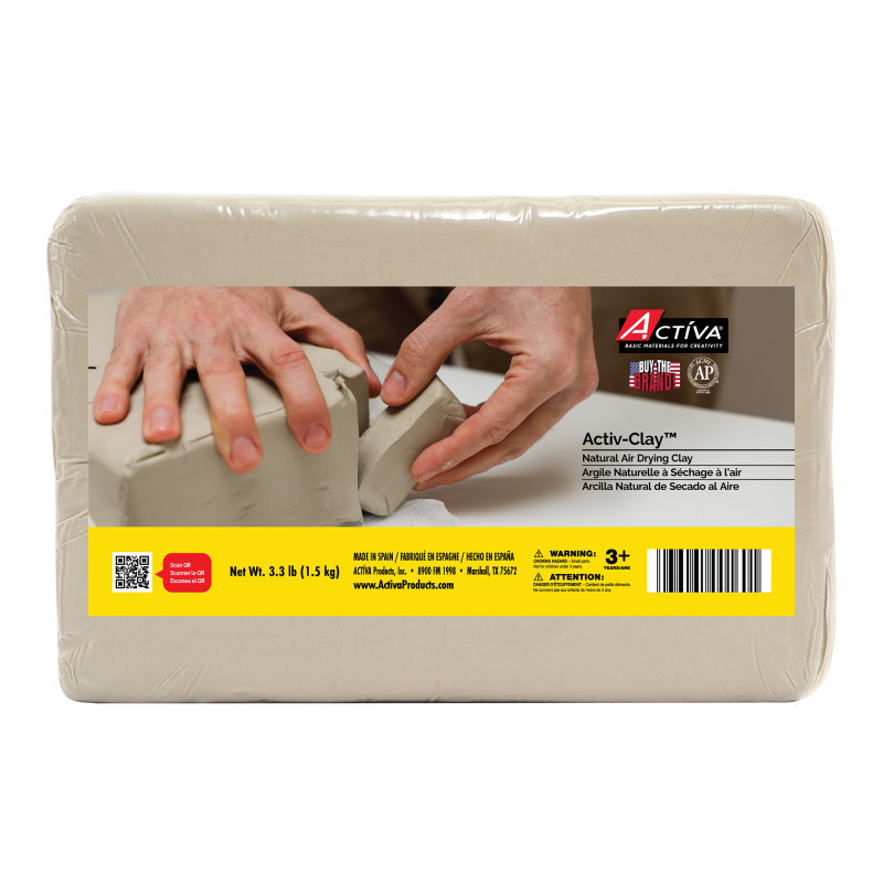 ACTIVA PRODUCTS ACTÍVA Activ-Clay™ Air Dry Clay, White, 3.3 lbs.