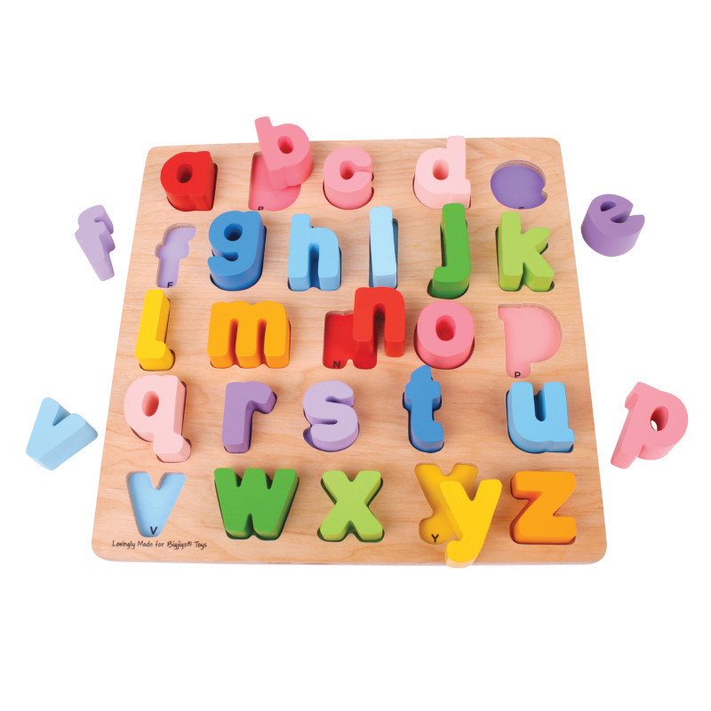 BIGJIGS TOYS Bigjigs® Toys Chunky Alphabet Puzzle - Lowercase