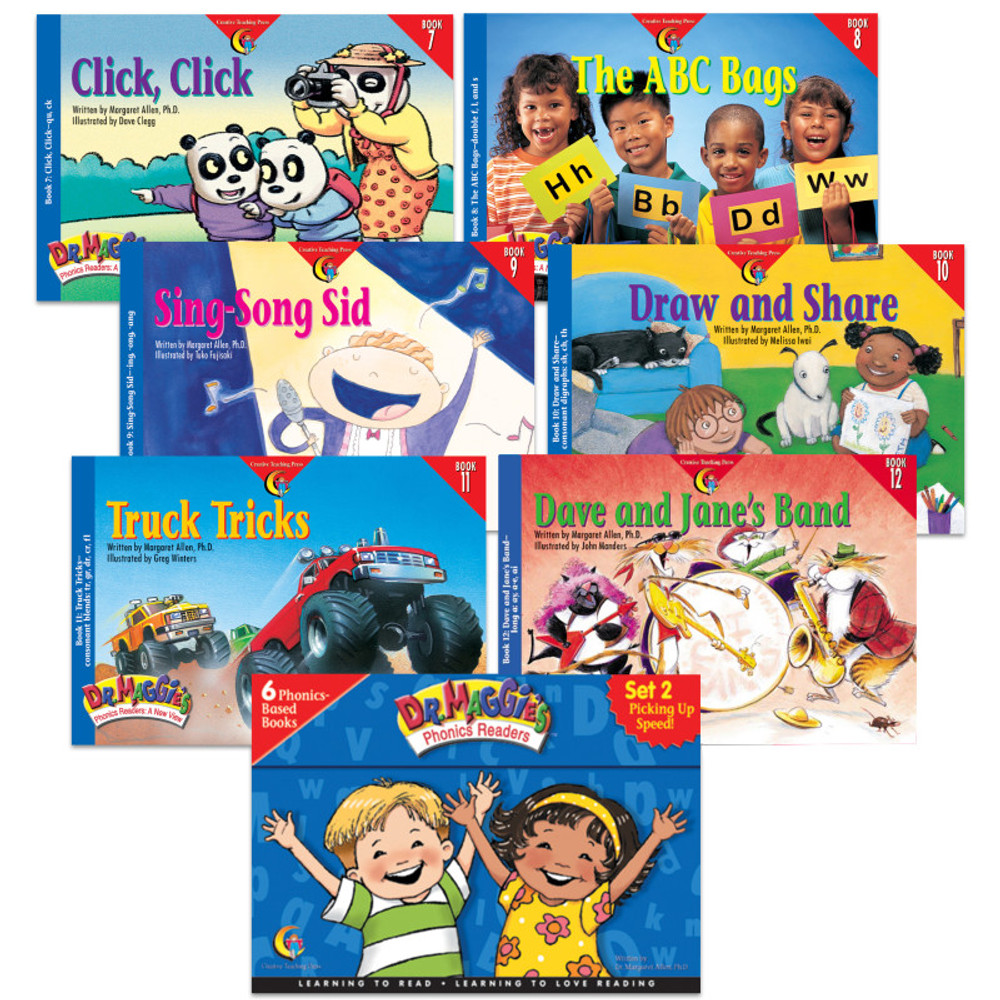 CREATIVE TEACHING PRESS Creative Teaching Press® Dr. Maggie's Boxed Set 2: Picking Up Speed!, 6 Books CREATIVE TEACHING PRESS Creative Teaching Press® Dr. Maggie's Boxed Set 2: Picking Up Speed!, 6 Books