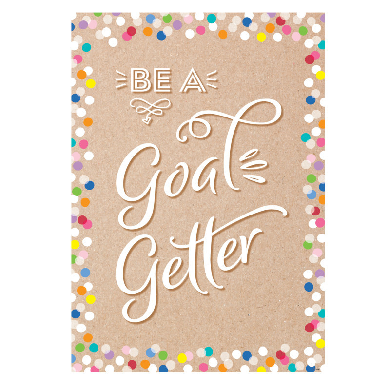 CREATIVE TEACHING PRESS Creative Teaching Press® Be A Goal Getter. Inspire U Poster