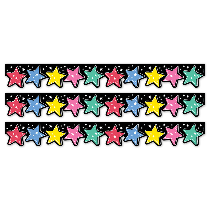CREATIVE TEACHING PRESS Creative Teaching Press® Star Bright EZ Border, 48 Feet Per Pack, 3 Packs