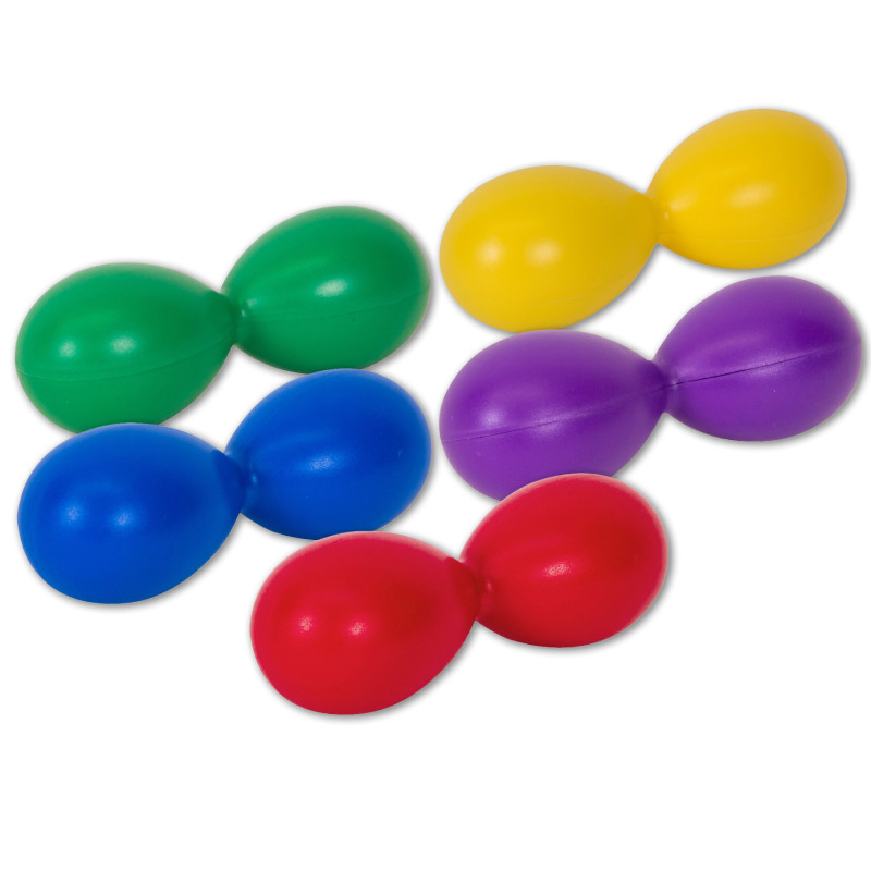 WESTCO EDUCATIONAL PRODUCTS Westco Educational Products Double Egg Shakers, Set of 5