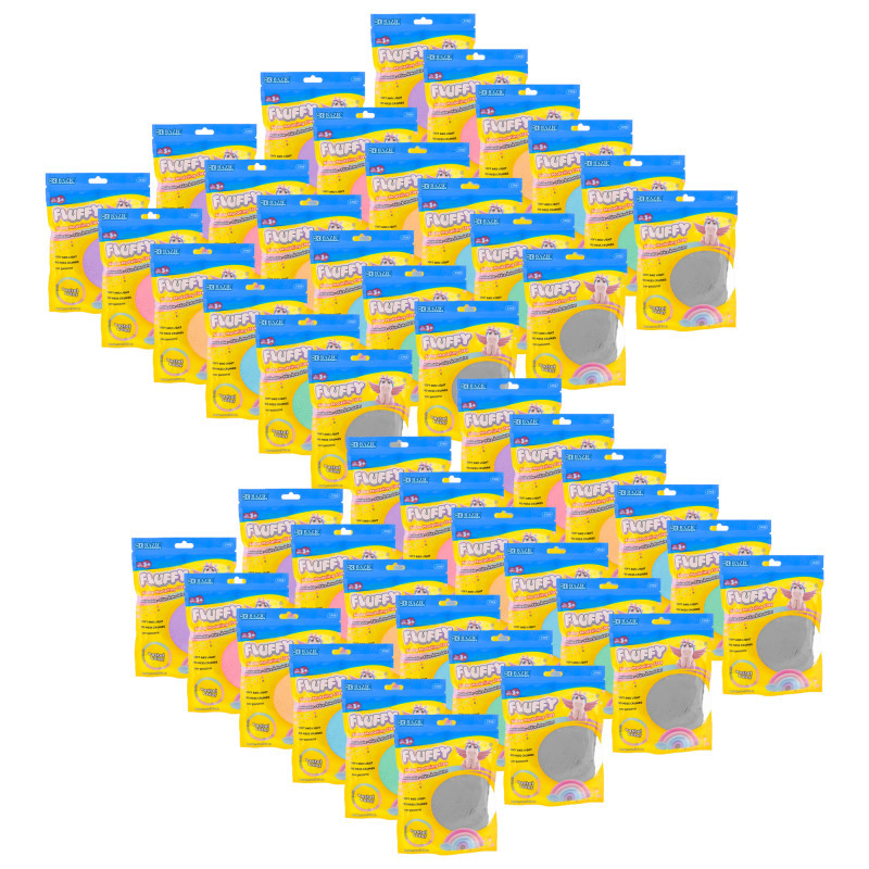 BAZIC PRODUCTS BAZIC Products® Air Dry Modeling Clay, Pastel Colors, 2 oz., 48 Packs