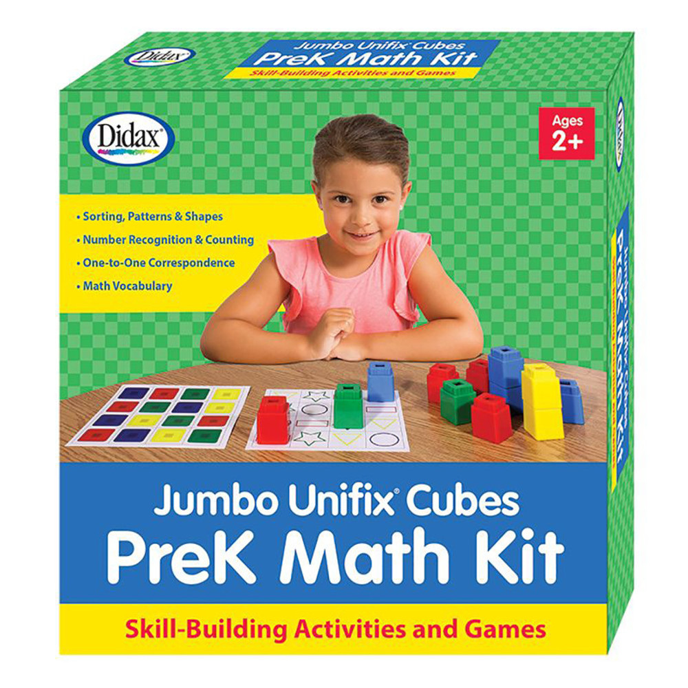 DIDAX Didax® Jumbo Unifix® Cubes PreK Math Kit