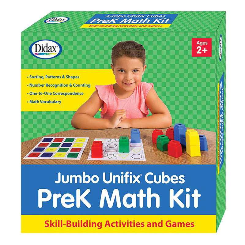 DIDAX Didax® Jumbo Unifix® Cubes PreK Math Kit