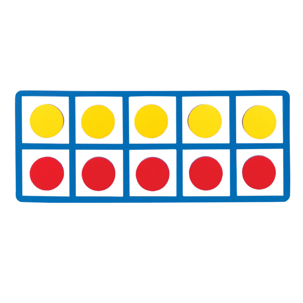 LEARNING ADVANTAGE Learning Advantage® Giant Magnetic Foam Ten Frames - Set of 2