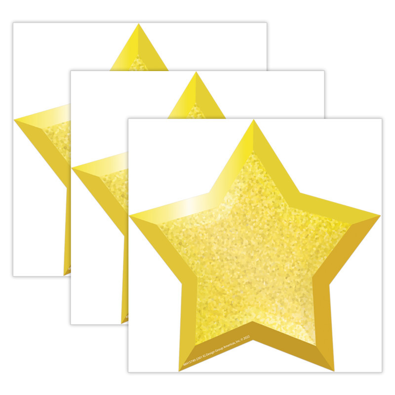 EUREKA Eureka® Stars Paper Cut-Outs, 36 Per Pack, 3 Packs