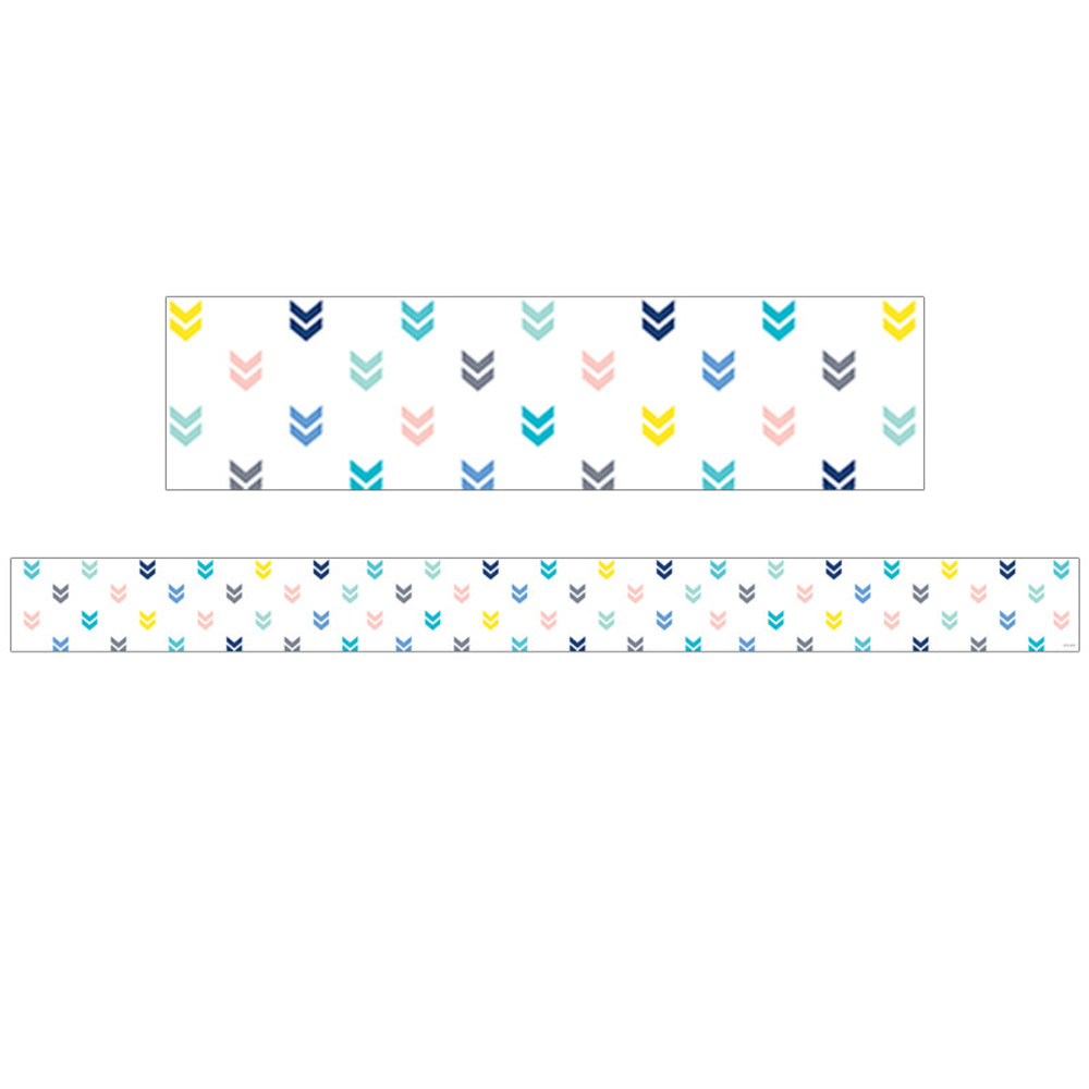 CREATIVE TEACHING PRESS Creative Teaching Press® Calm & Cool Colorful Mini Chevrons EZ Border, 48 Feet