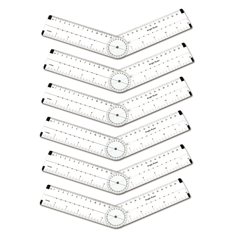 LEARNING ADVANTAGE Learning Advantage® Angle Measurement Ruler, Pack of 6