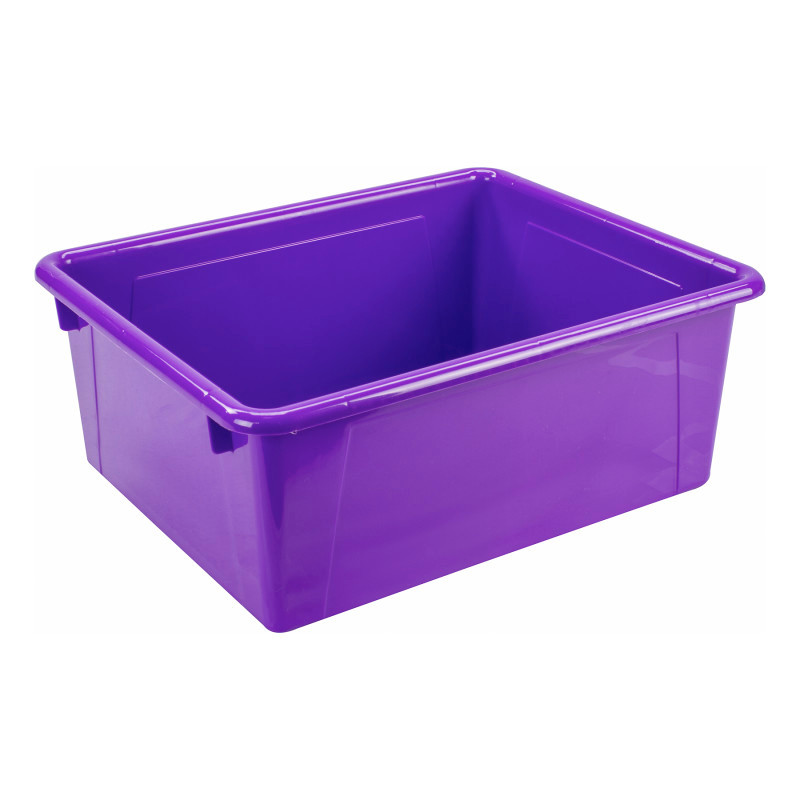 STOREX INDUSTRIES Storex Deep Storage Tray, Purple