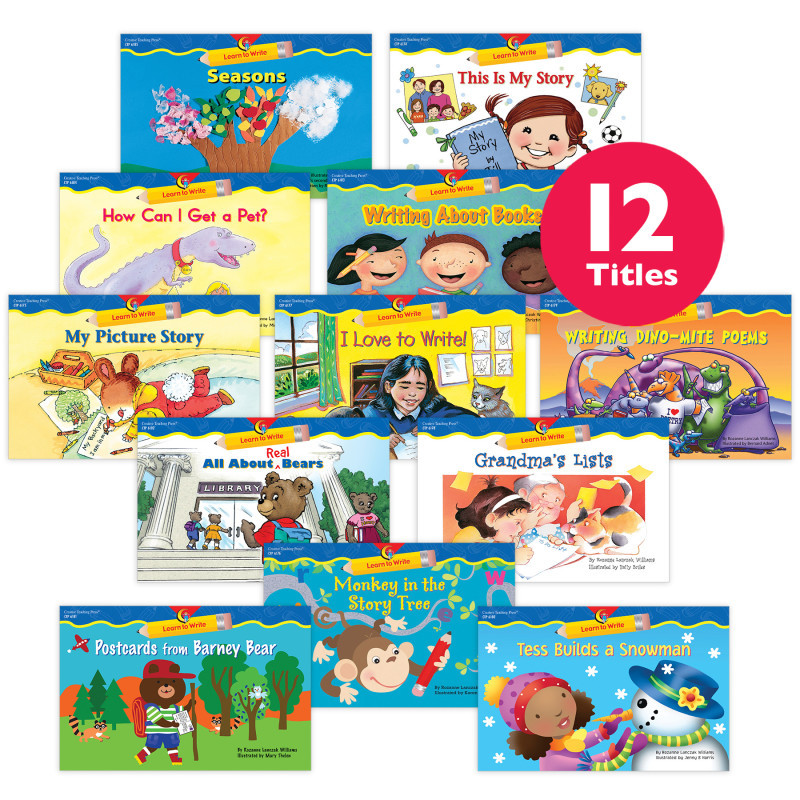 CREATIVE TEACHING PRESS Creative Teaching Press® Learn to Write Variety Pack, Grade K-1, 12 Titles