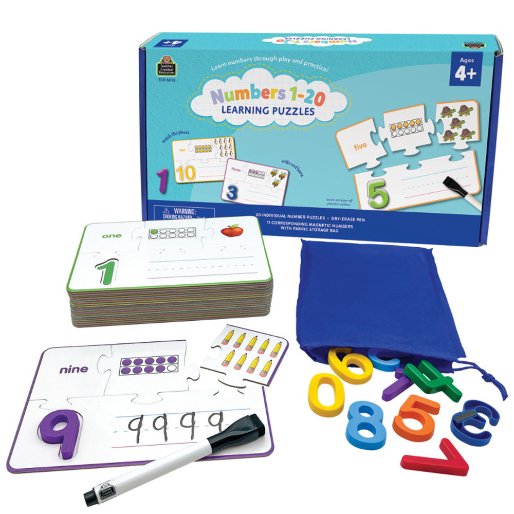 TEACHER CREATED RESOURCES Teacher Created Resources® Learning Puzzle: Numbers 1-20