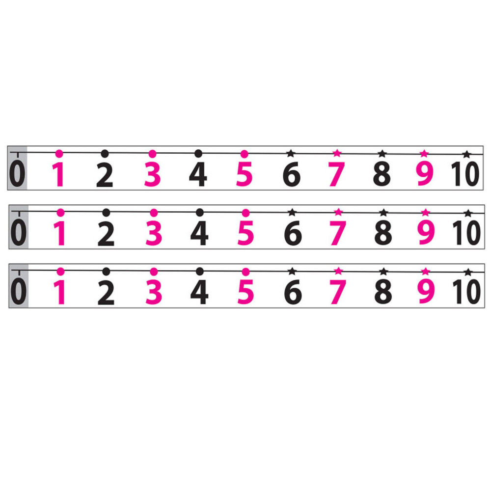 ASHLEY PRODUCTIONS Ashley Productions® Magnetic Number Line -20 to 120, Pack of 3