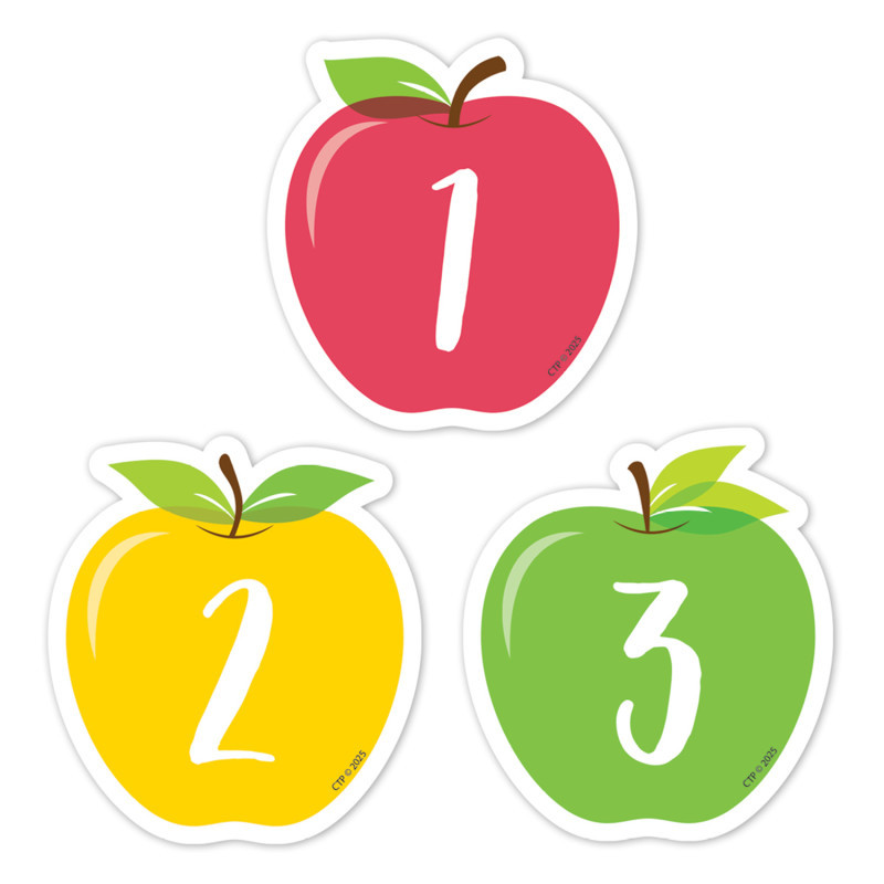 CREATIVE TEACHING PRESS Creative Teaching Press® Apple Time Apples Calendar Days, 35 Pieces