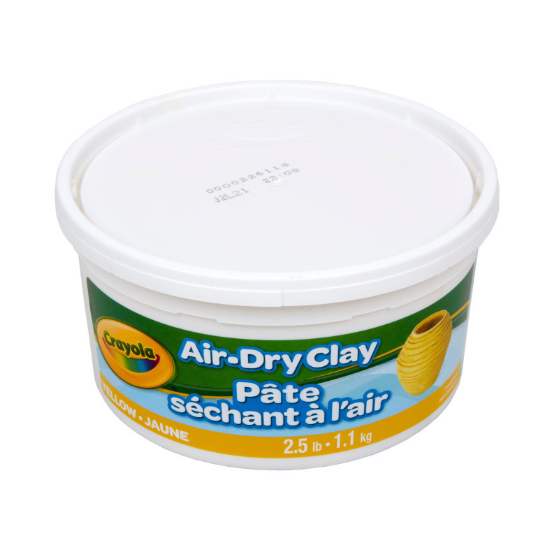 CRAYOLA LLC Crayola® Air Dry Clay, 2.5lb Tub, Yellow