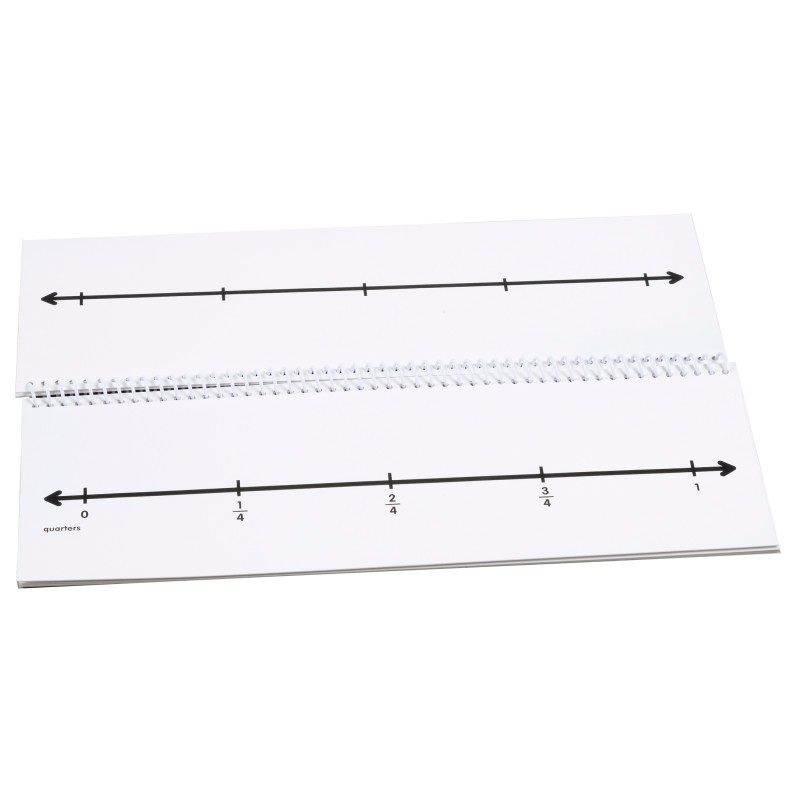 DIDAX Didax® Fraction Number Line Flip Book