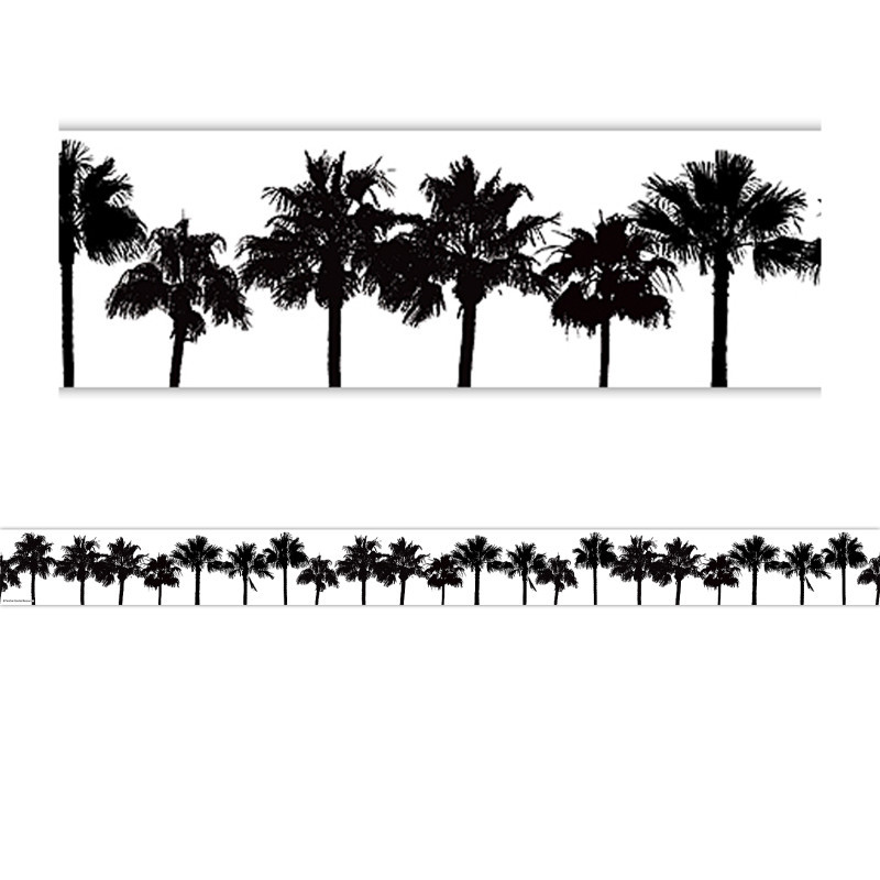 TEACHER CREATED RESOURCES Teacher Created Resources® Coco Palms Straight Border Trim, 35 Feet