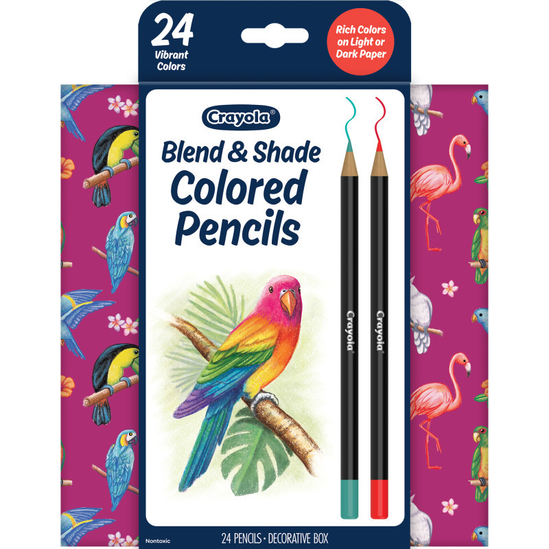 CRAYOLA LLC Crayola® Blend & Shade Colored Pencils, Pack of 24