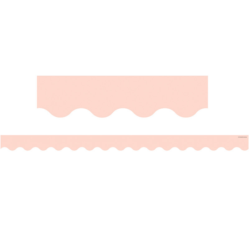 TEACHER CREATED RESOURCES Teacher Created Resources® Blush Scalloped Border Trim, 35 Feet